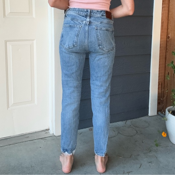 Zara Acid Wash Distressed Skinny Jean - Picture 3 of 7